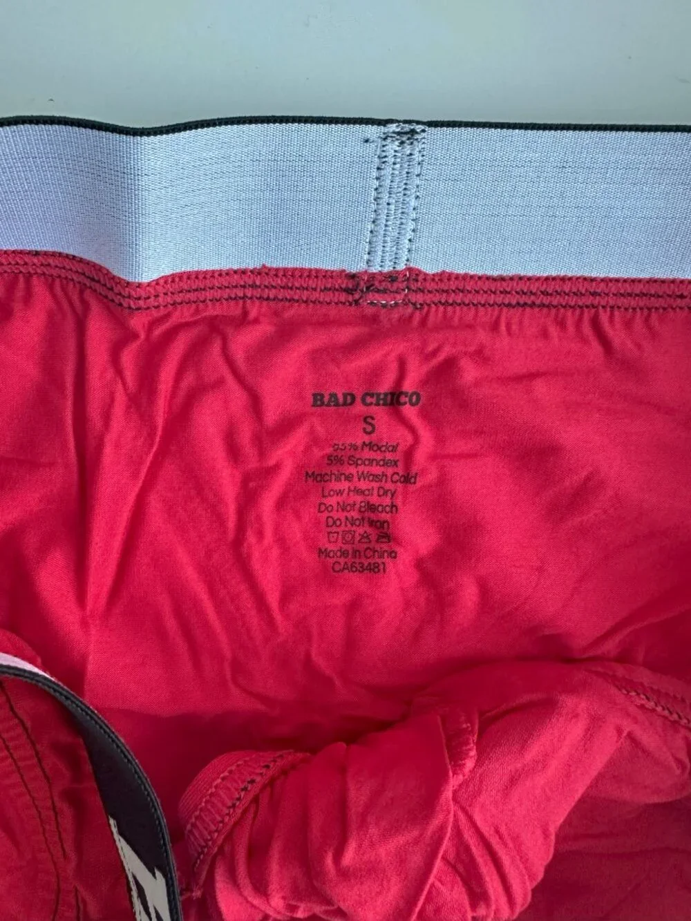 BAD CHICO - Red Alert - Modal Brief - Red (Size S)